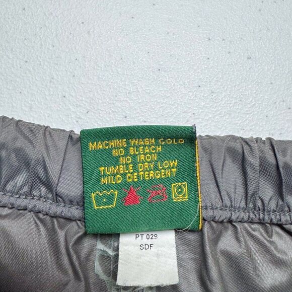 Cabelas Waterproof Pants Mens Large Gray Outdoor Hiking Camping Nylon 32x30 - Picture 8 of 13